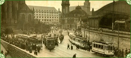 Bahnen am Hauptbahnhof